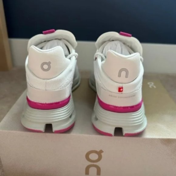 On CloudNova Running Barbie Pink Shoes - Picture 2 of 5